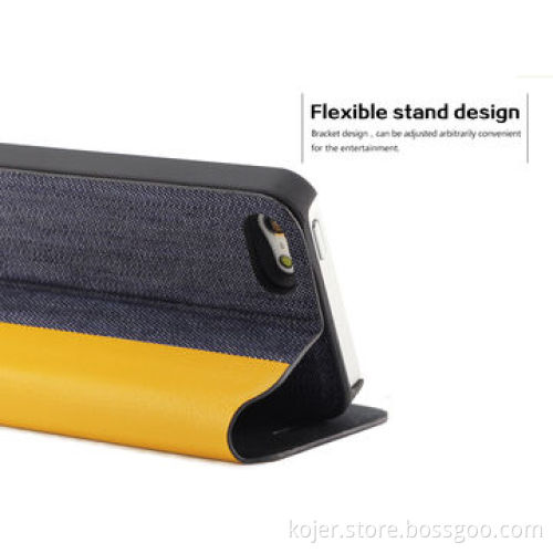 Unique detachable denim flip case for iPhone 5/5s